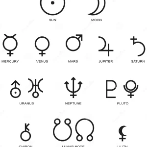 symboles-de-planète-d-astrologie-32590273